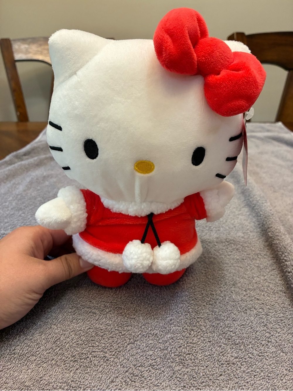 Hello Kitty Red and White Plush Toy